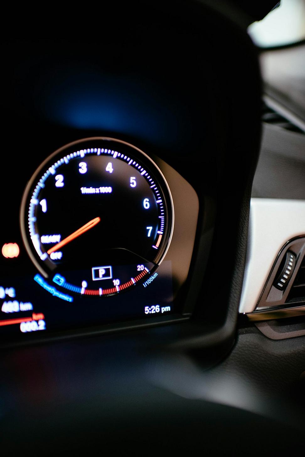 European car interior